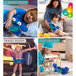 Blue Tie-Dye Crab Plush - Super Soft Stuffed Animal, Cute Sea Animal Plush, Adorable Fluffy Stuffed Animal For Boys And Girls, Stuffed Animals Plush Gift For Babies, Kids, Adults - 6.5 Inches