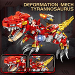 Stem 2 In1 Tyrannosaurus Dinosaur Building Kits, Compatible With Dinosaur Set, Transforming Mech Robot Building Sets For Adults, Educational Gift Toy For Kids Boys 6-10 (504 Pcs)