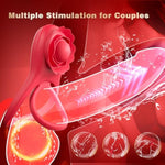 Vibrating Cock Ring Couple Sex Toys - Penis Ring Vibrator Adult Sex Toys, App Remote Control Silicone Cock Rings With 10 Vibration Modes, G-Spot Clitoral Stimulator For Men Longer Harder Stronger