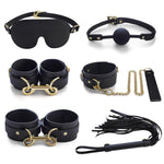 Bdsm Restraints Sex Toys 10Pc Bondage Restraints Set Fetish Bed Restraints Kits For Beginners,Gang Ball Play, Vibrators Massagers, Bondage Kit For Couples Sex(Black)