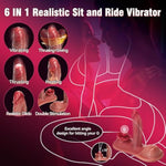 Sex Toys Thrusting Dildo Vibrator - Women Sex Toy Remote Control Vibrator With 7 Thrusting & 10 Vibrating Modes - G Spot Anal Big Dildos Adjustable Strap On Pillow Adult Toy Couples Sex Toy