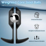 Anal Plug, Anal Balls With 3Pcs Premium Silicone Weighted Anal Plugs, Ultra-Comfortable 237/137/113-Gram Anal Butt Plug, Anal Plug Kit, Training Kit For Beginners Men?Anal Training Set