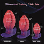 Silicone Anal Set for Beginners & Advanced, 3 Sizes (S/M/L)