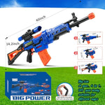 Kids Toy Sniper Rifle With Scope Tactical Vest Kit,4 In 1 Automatic Kids Sniper Rifle Toy Guns For Boys 8-12,Rifle Dart Guns Big Size,Toy Guns With Removable Magazines?2 Pcs