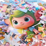 Jumbo Floor Puzzle For Kids,48 Piece Fairy Large Jigsaw Puzzles For Toddler Ages 3-5,Preschool Educational Toy Gift For Boys & Girls Ages 4-8