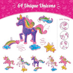 DIY Unicorn Suncatcher Kit, 16 Pieces, Mess-Free, USA Made