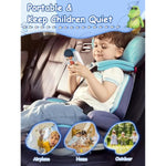 16-Piece Rotating Puzzles For Kids 4-6, Toddlers Puzzles 2-4, Road Trip, Airplane Activities Game, Travel Toys - Brain Teaser, Fine Motor Skills - Birthday Gifts Boys Girls - Dinosaur