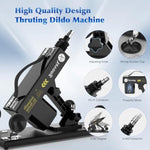Sex Machine Thrusting Dildo Machine With Realistic Dildos, Fucking Machine For Man With 3Xlr Connector,Love Machine For Women,Adult Sex Toy For Couple With 7 Accessories