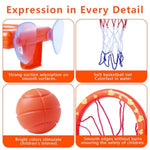 Bathtub Fun Basketball Hoop Balls Set Bathroom Shooting Game Toy For Toddler Kids Children Baby Bath Tub