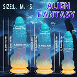 10.31 Inch Luminous Fantasy Dildo Silicone Anal Monster Dildo Huge Thick Long Realistic Dragon Dildo, Giant Soft Suction For Women, Flexible Big Strap-On For Anal G-Spot Play