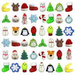 48 Pcs Christmas Mochi Squishy Toys Squishies For Kids Girls Boys Toddlers Christmas Party Favors Stocking Stuffers Gifts