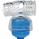 Hummingbird Magic Wand Attachment – Dual-Sided Textured Sleeve For Men & Women, Vibrating Massager Accessory, 3.25" X 1.25.