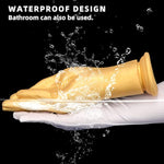 Gold Anal Plug Fisting Dildo Realistic Hand Dildo With Suction Cup Fist Sm Anal Plugs Forearm Dildo Anal Sex Toy For Vaginal Or Anal Fisting Masturbation Hands Free Fisting