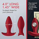 Silicone F-36 Anal Plug Silicone Butt Plugs Classic Shape With A Thicker Body For A Fuller Sensation Great Anal-Sex Prep Extended-Wear Or Add Sensation To Existing Play Beginners To Advanced