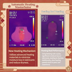 Male Masturbator Sex Toy with 12 LB 98°F/113°F Heating 2 Channel Adult Sex Dolls for Men Pocket Stroker Masturbator