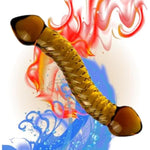 Double Ended Glass Dildo Crystal Penis,Crystal Realistic Dildo Pleasure Stick With Spiral Texture And Vivid Glans Anal Plug, Prostate Massager Sex Toy Stimulates G Spot For Men Women(Style 3)