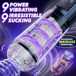 Automatic Sucking Male Masturbator Cup - Blowjob Sex Toys For Men With 9 Suction & 9 Vibration Modes, 3D Texture & Led Pocket Pussy Automatic Adult Male Sex Toy Stroker Penis Pump Enlarger