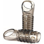 2Pcs Reusable Cock Rings For Men, Penis Enlargement Silicone Sleeves Girth Male Erection Enhancement, Penis Ring Enlargement Sex Toys For Men (A)