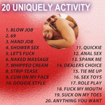 Naughty Sex Game Tokens Couples Sex Toys, 20 Activity Heart Shape Funny Wooden Tokens, Romantic Sex Positions Bdsm Coupons Dice Date Night Valentines Day Gifts Blow Job Sex Party Adult Sex Games
