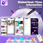 Silicone Clitoral Vibrator Wand for Women with 10 Vibration Modes and Rechargeable Design