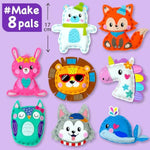 Unicorn Sewing Kit for Kids Ages 4-8 - 8 Beginner Projects with Felt and Jumbo Needles