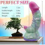 7.2" Creature Cocks Dildo? Realistic Monster Dildo With Strong Suction Cup For Hands-Free Pleasure, Dog Knot Silicone Dildo Soft Lifelike Dick For Beginner & Couples Anal Vaginal Sexy Play.