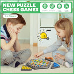 Chain Triangle Chess Game, Strategy Board Games For Kid 6-8-12, Chess Board Games For Adults, Family Games For Kids Adults, Triangle Rubber Band Game, 2 To 4 Players, Kids Christmas Birthday Gifts