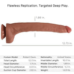 12 Inch Long Dildo, Extra Long, XL, Wide, Giant Dildo, Large, Sex Toys. Silicone Penis with Strong Suction Cup. Flawless Replication. Targeted Deep Play. No.82