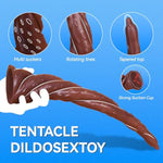 17.5 Inch Super Long Huge Dildo, Giant Monster Tentacle Thick Big Black Anal Dildo With Strong Suction Cup, Realistic Soft Large Peins For G-Spot & Anal Adult Sex Toy For Women Men Gay