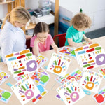 6 Set Christian Prayer Handprint Craft Kit for Kids, Sunday School Activity