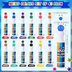 72 Pack Bingo Daubers, 12 Colors, 1.28 oz Dot Markers for Kids Art