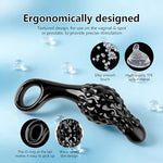 Anal Butt Plug Sex Toys Anal Training for Personal for Beginners, Advanced Users with O-Shaped Base Prostate Toys Anal Beads Anal Toy