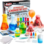 Extreme Chemistry Set – 52 Unique Experiments, Science Kits For Kids Age 8-12, Lab Gear, Volcano Project, Learning Tools, Fair Activity, Discovery Gift, Stem Toys For Boys And Girls