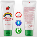 Lubilicious Strawberry Water Based Lube - Strawberry Flavored Lube - Strawberry Lube Water Based Edible Lube - Personal Lubricant - Strawberry Edible Lubricant - Lube Flavored Strawberry 3.2 Oz (1)
