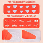 Carrot Vibrator For Women – 2-In-1 Clitoral Stimulator & G Spot Suction Vibrator, Waterproof Rechargeable Quiet Sex Toy For Women & Couples, Cute Bunny Design