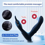 Prostate Massager Anal Vibrator Sex Toys For Men,Wearable App Remote Controlled Anal Plug 9 Modes Finger Vibrator Movement Anal Adult Male Sex Toys & Games For Women Couples-Black
