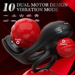 Vibrating Cock Ring Sex Toys - Penis Ring Vibrator With 10 Vibration Modes, Silicone Rose Remote Control Vibrators Stimulator For Clitoral Anal, Adult Sex Toy For Men Women Or Couples Pleasure