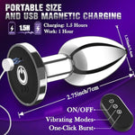 Vibrating Anal Plug - Vibrating Butt Plug With 10 Vibrating Modes Remote Control Vibrator, Vibrating Anal Vibrator For Men, Couples Dildos Prostate Massager, Vibrating Anal Beads, Sex Machine