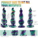 Thrusting Monster Dildo Vibrator Sex Toys,Vibrating Fantasy Tentacle Dog Knot Penis G-Spot Stimulator,Big Thick Silicone Anal Plug Prostate Massager With Remote Control & Suction Cup For Women Men
