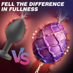Anal Egg Plug Butt Plugs Monster Ovipositor Dildo with Safe Chain