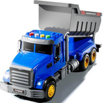 Toddler Trucks Toys For Boys 3-5 Years Old, Dump Truck With Lights And Sound, Kids Construction Playset, Garbage Car Toys Vehicle Playset For Kids Aged 3 4 5 6 7 8