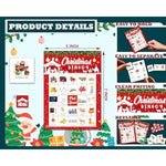 Christmas Bingo Games For 24 Players, Christian Christmas Bingo Cards For Adults Large Group, Winter Hoilday Party Supplies, Family Activities New Year Favors -05