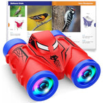 Binoculars For Kids Ages 3-8 Boy Binoculars Toys With Compass & Bird Watching Manual, Christmas Birthday Gifts For 3 4 5 6 7 8 Year Old Boys Girls Age 4-6 6-8 Toddler Outdoor Camping Toys