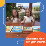 7 Continents & 5 Oceans Of The Earth Wooden Jigsaw Puzzle For Kids | 21 Puzzle Pieces | Learning & Educational Toy Gift For Boys & Girls Ages 3 Years And Above