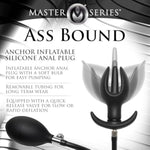 Bad Buoy Anchor Inflatable Anal Plug For Men, Women, And Couples. Made With Premium Soft Smooth Silicone With Removable Hose Long Term Wear, 2 Piece Set, Black.