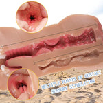 2 In 1 Sex Toys For Men Realistic Pocket Pussy Male Masturbator - Dult Male Sex Toy,Sex Toys For Men With 3D Texture & Tight Tunnel, Sex Toys Uk Male Masturbators