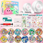 Nano Tape Bubble Kit, Nano Double Sided Adhesive Tape Bubbles, Arts And Craft Diy Party Activities Toys Crts And Crafts For Kids Ages 8-12 Year Bubble Craft Kit Toys 2Pcs (2"&1.2")
