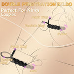Vibrating Anal Beads With Penis Ring For Men - Double Penetration Dildo Vibrator,Strap On Anal Dildo With Vibrating Cock Ring,Anal Trainer Male Sex Toy & Butt Plug For Couples,Adult Sex Toys & Games