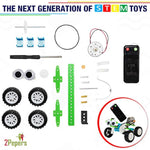 Electric Motor Robotic Science Kits For Kids (4-In-1), Diy Stem Toys Kids Science Experiment Kits,Building Educational Robotics Kit For Boys And Girls,Circuit Engineering Science Project Kits