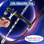 Urethral Plug With Penis Ring Stainless Steel Electric Penis Plug Male Urethra Dilator Stimulation Sex Toys
